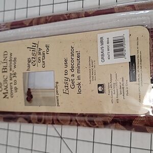 Magic Blind Grand Baroque‎ 40" wide x 72" long. NIB.  #3